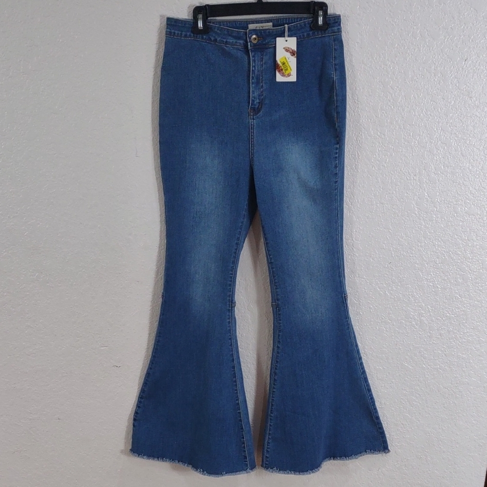 Chelsea & Violet, Size 31,Blue Flared Women's Jeans